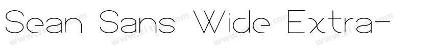 Sean Sans Wide Extra字体转换 Sean Sans Wide Extra字体转换